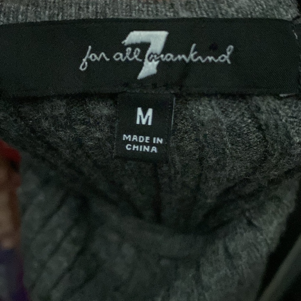 7 For All Mankind Gray Midi Dress - Picture 4 of 4